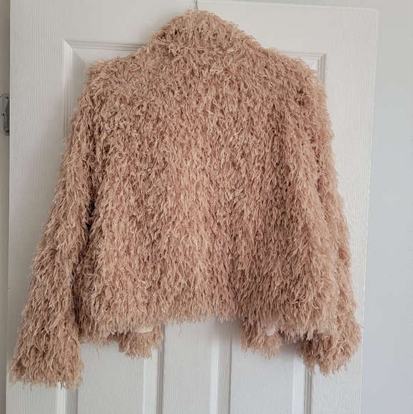 Greylin Pamela Faux Fur Feathery Jacket size Medium - Picture 4 of 10